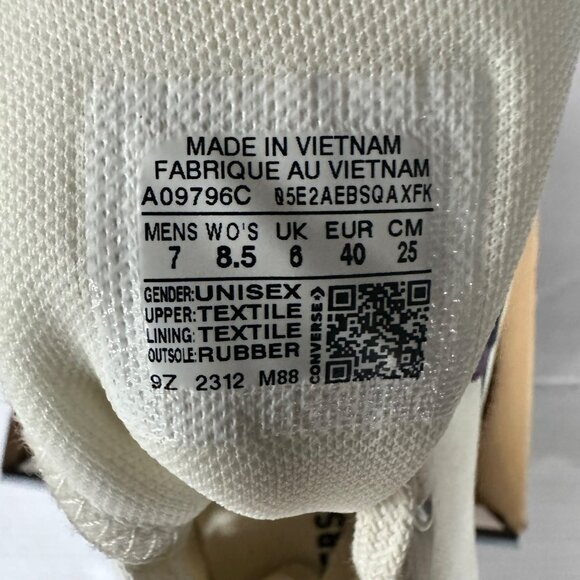 ⭐Converse Run Star Hike Hi Platform 8.5 Women Shoes Beige Purple Sneaker A09796C - Picture 9 of 12